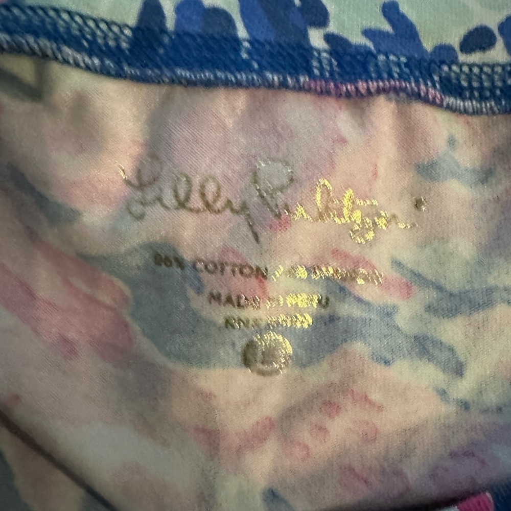 Lilly Pulitzer longsleeve top size L - Picture 8 of 9